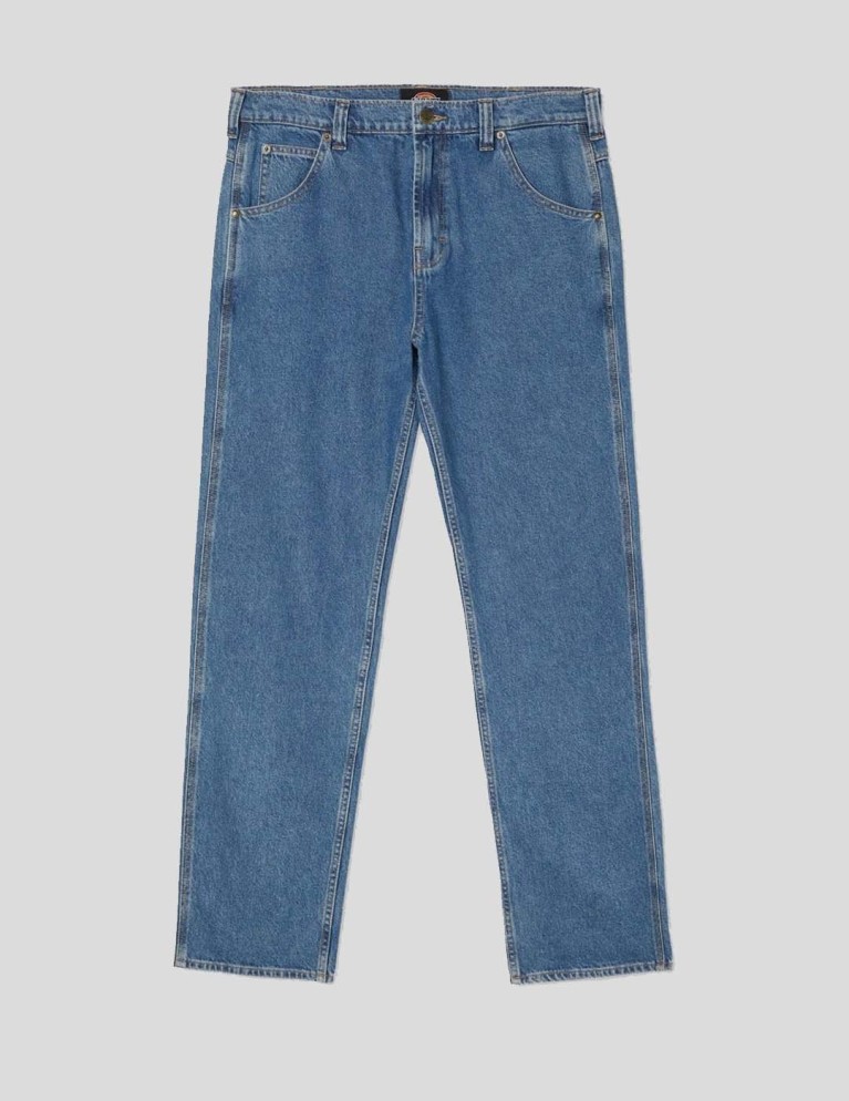 DICKIES houston denim pant classico blu